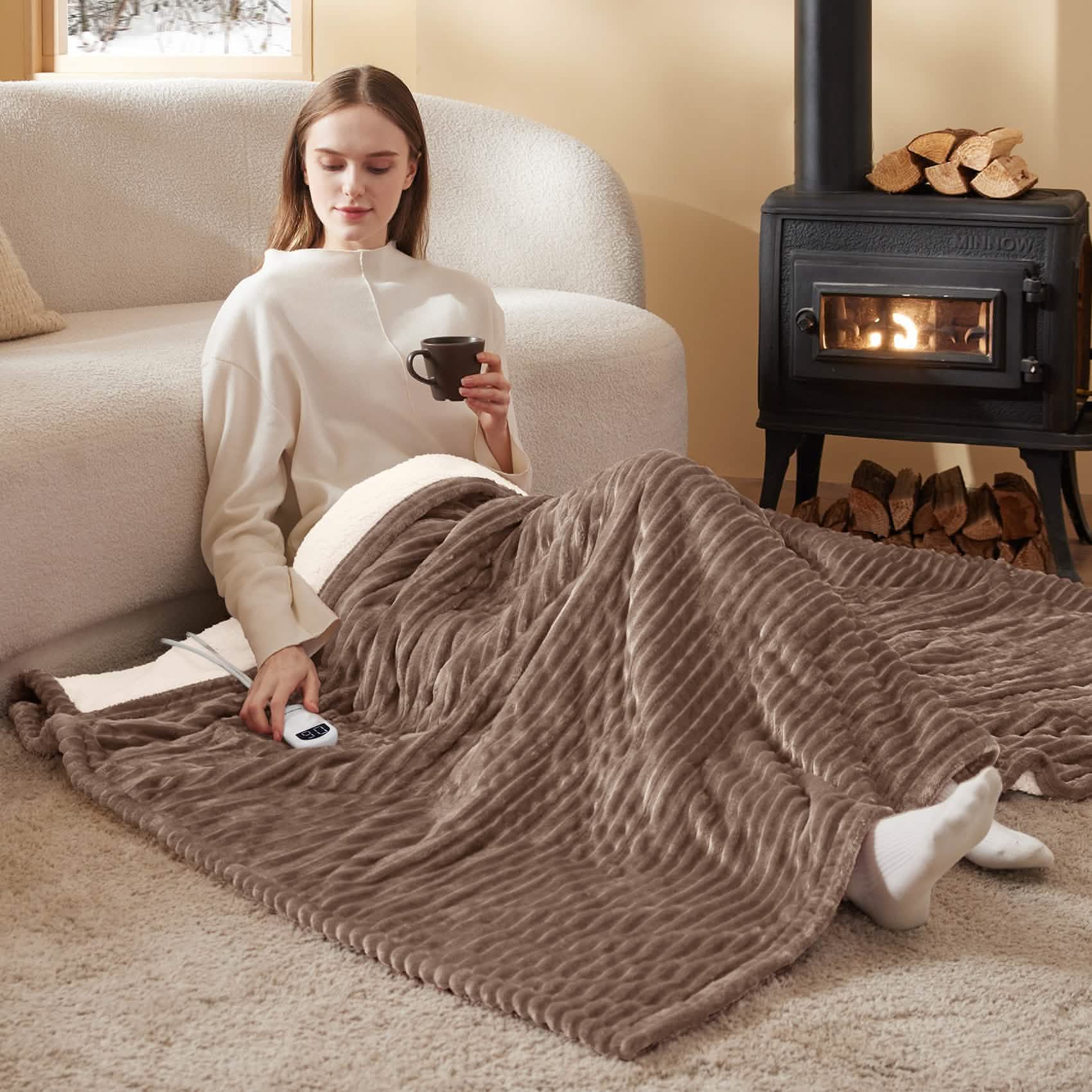 Ribbed Heated Blanket - Image 21