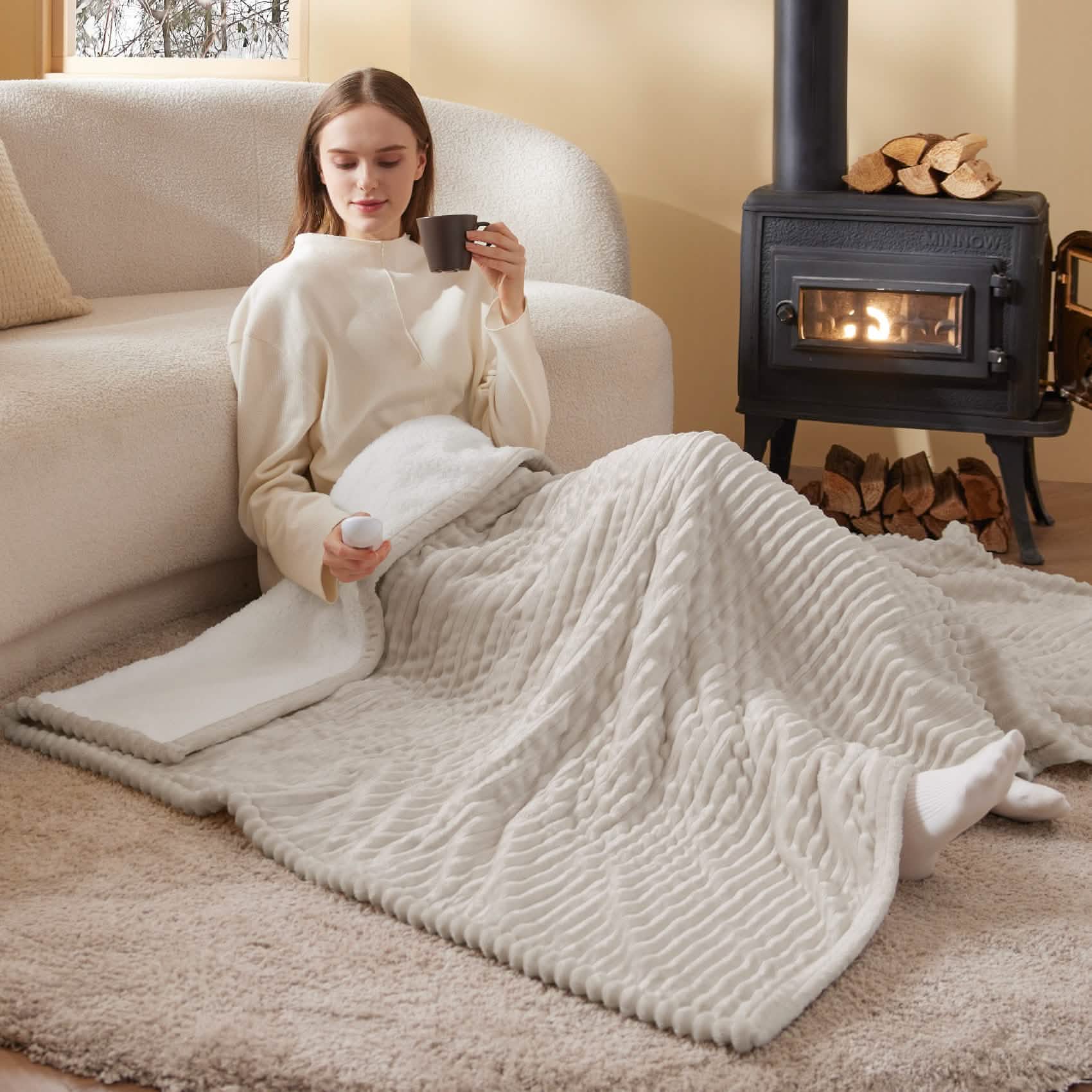 Ribbed Heated Blanket - Image 14