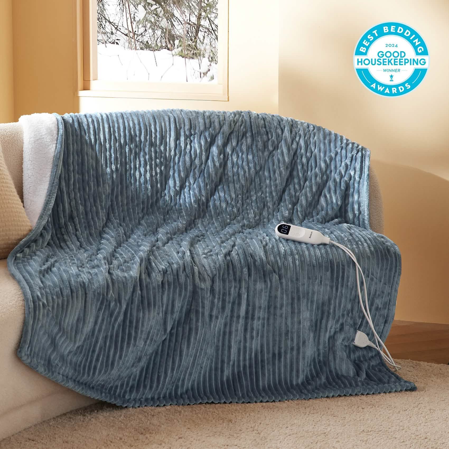 Ribbed Heated Blanket - Image 2