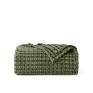 Rayon Derived From Bamboo Waffle Blanket