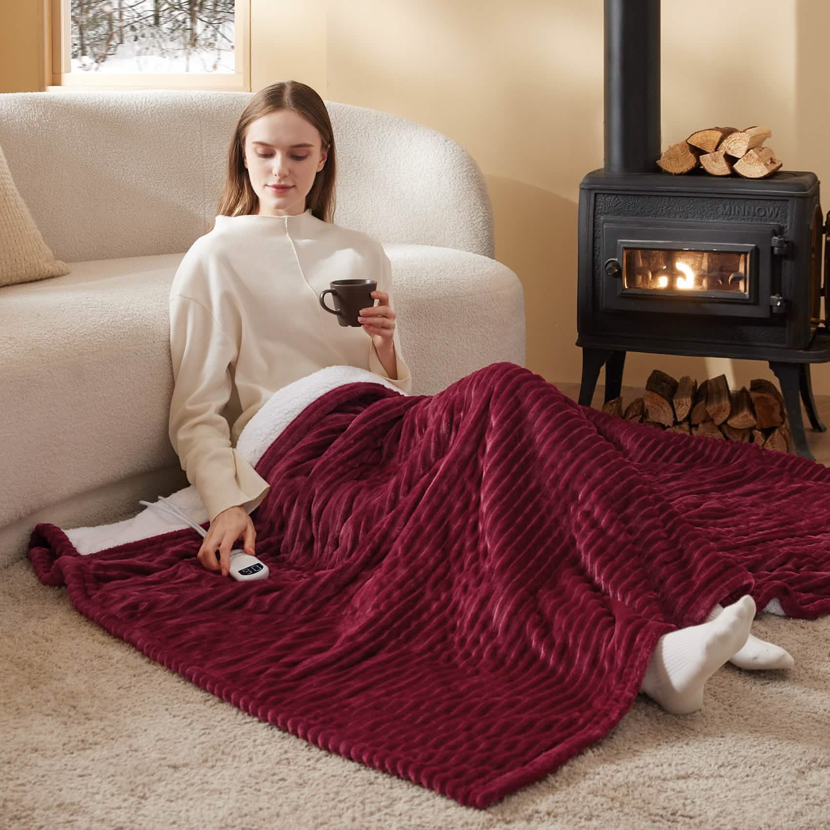 Ribbed Heated Blanket - Image 28